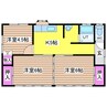 アピカ五郎台 3Kの間取り
