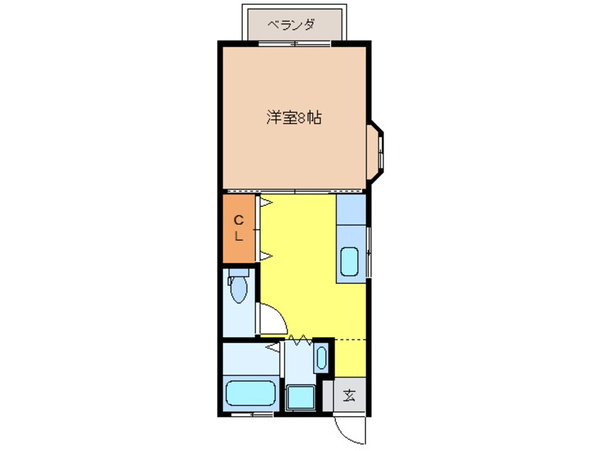 間取図 三咲コーポ