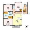 パークシティ土合 3DKの間取り