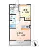 ファーム・ヴィレッジ・トーワ 1LDKの間取り