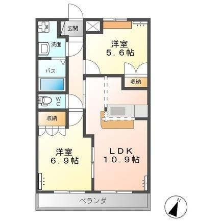 間取り図 クリアーメゾンB･Ｓ