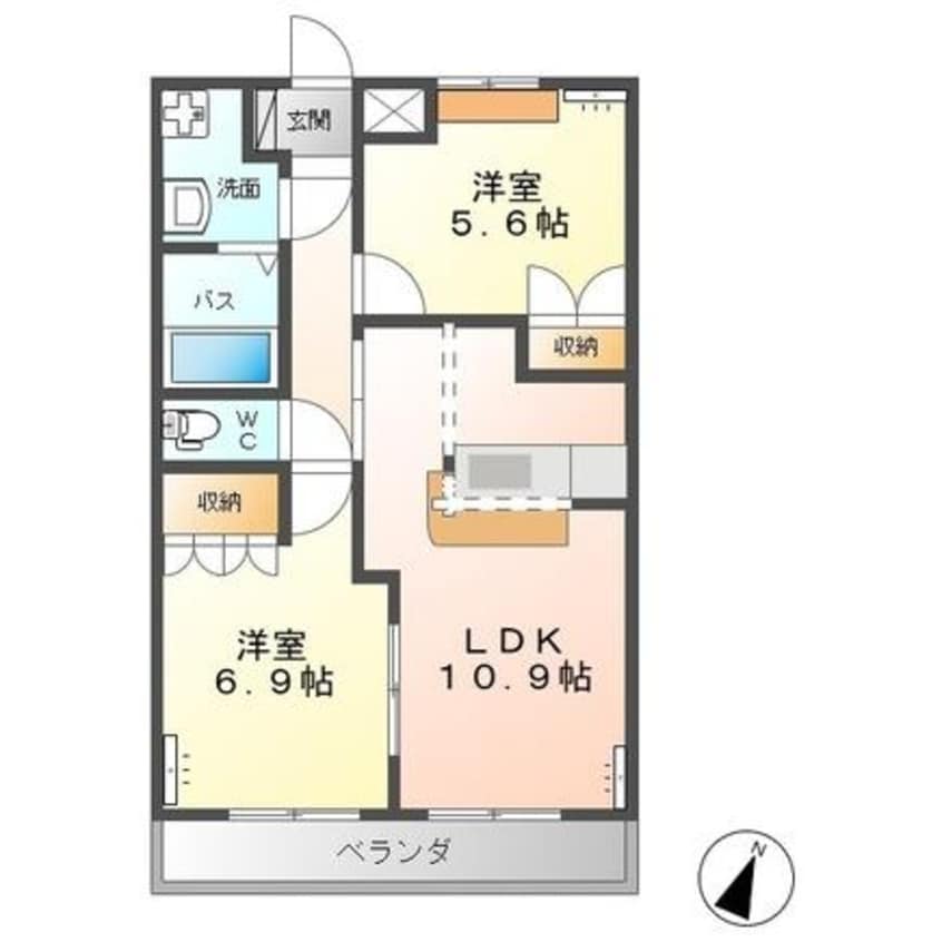 間取図 クリアーメゾンB･Ｓ