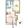 シンフォニーヒルズ 1LDKの間取り