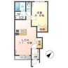 シンフォニーヒルズ 1LDKの間取り