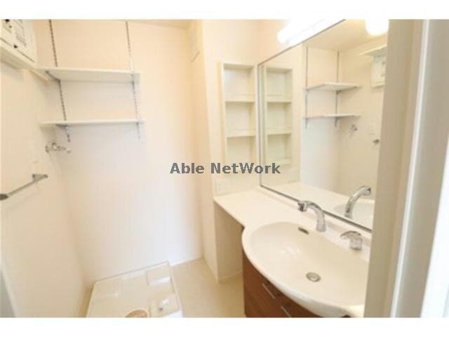 ワイドカウンター洗髪洗面化粧台 ウィステリア