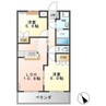 ルミエール（土合西） 2LDKの間取り