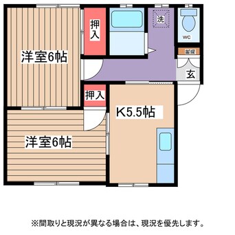 間取図 宮川コーポＤ