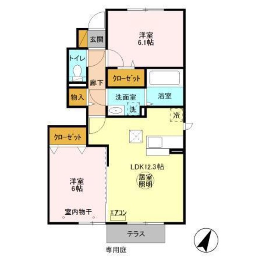 間取図 グラマードマレⅧ