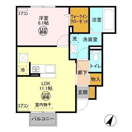 間取り図 グラマードマレⅥ