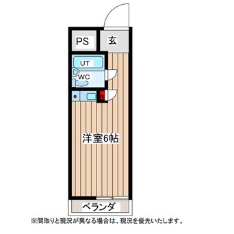 間取図 ロワイヤルユウ鹿島