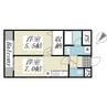 ロワイヤルユウ鹿島 1DKの間取り