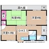 青葉住宅4・5号 3DKの間取り