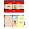 スプリームおおた 4LDKの間取り