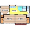 野口ｱﾊﾟｰﾄＡ棟　7号～12号 3Kの間取り