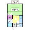 アークヒルズフクモトＮＯ．１ 1Kの間取り