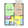 アークヒルズフクモトＮＯ．１ 2Kの間取り