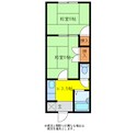 アークヒルズフクモトＮｏ．３の間取図