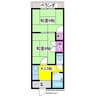アークヒルズフクモトＮｏ．３ 2Kの間取り