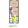 アークヒルズフクモトＮｏ．３ 2Kの間取り