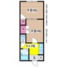 アークヒルズフクモトＮｏ．３ 2Kの間取り