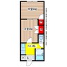 アークヒルズフクモトＮｏ．３ 2Kの間取り