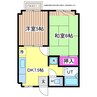 アークヒルズフクモトＮｏ．５ 2DKの間取り