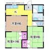 第一木野本荘（A～D） 3Kの間取り