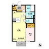 グランシャリオ（波崎） 1LDKの間取り