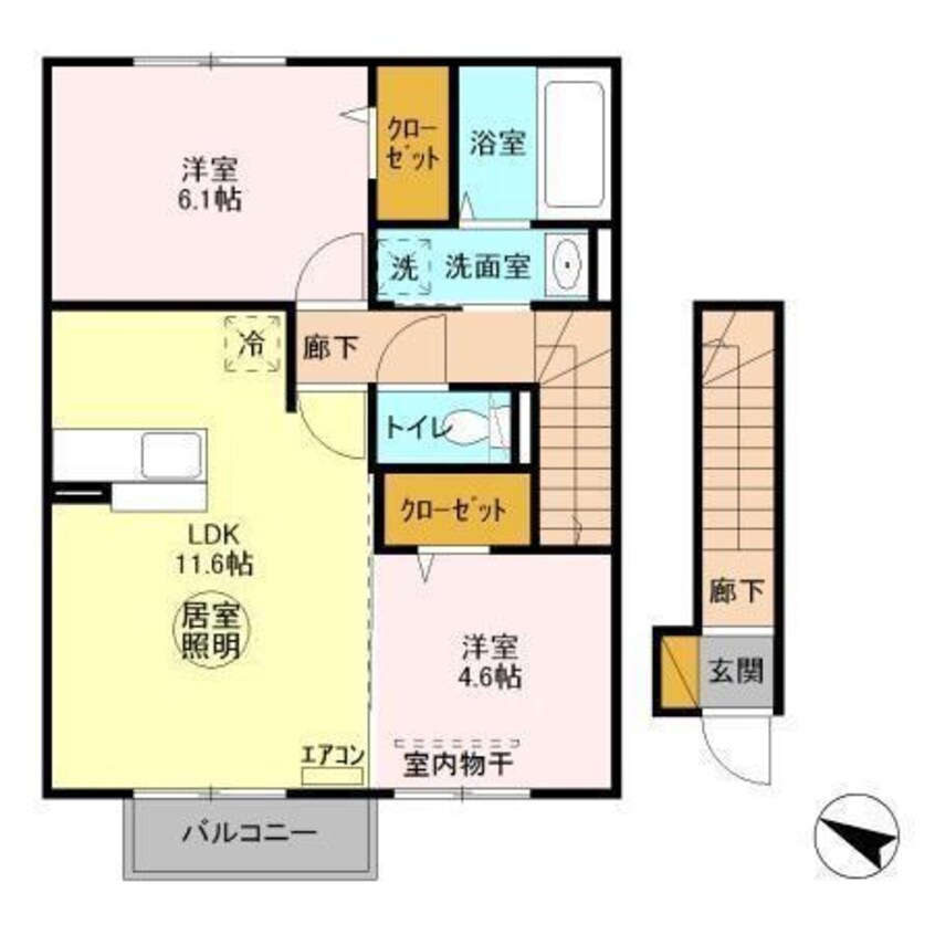 間取図 グラマードマレⅢＥ