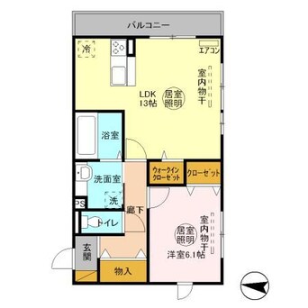 間取図 ラ・ドルチェヴィータ