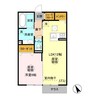 レガート大野原　Ｂ　Ｃ 1LDKの間取り