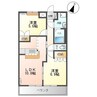 エスポアールA 2LDKの間取り
