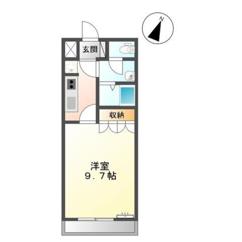 間取図 チェリー・ブロッサム（知手中央）