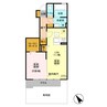 コンフォートⅡ 1LDKの間取り