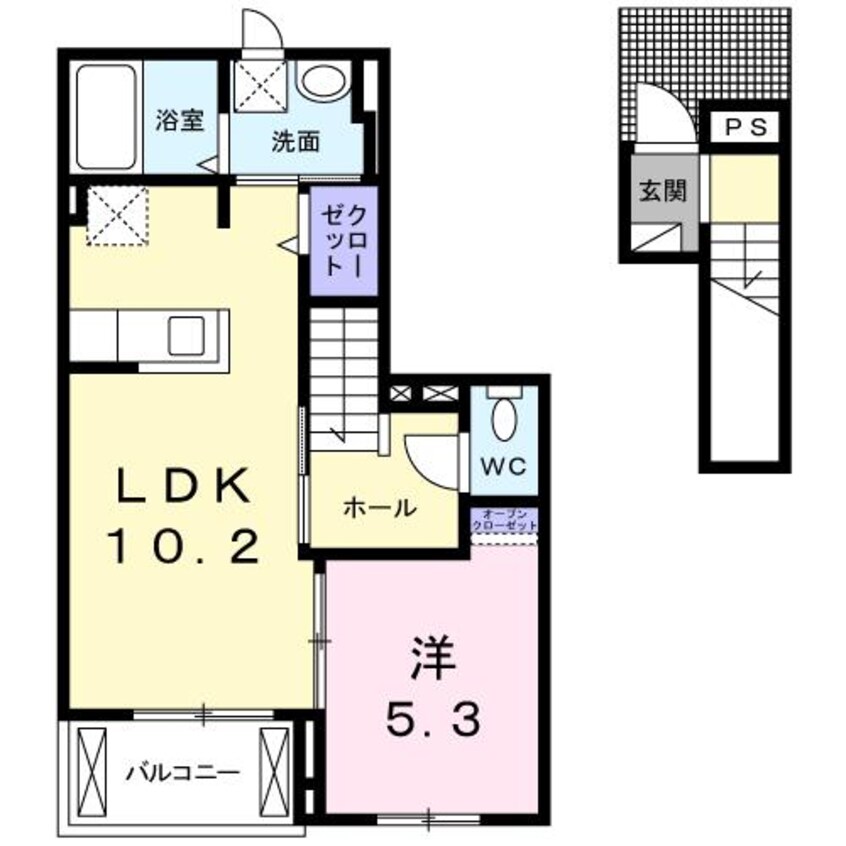 間取図 ピボットⅠ