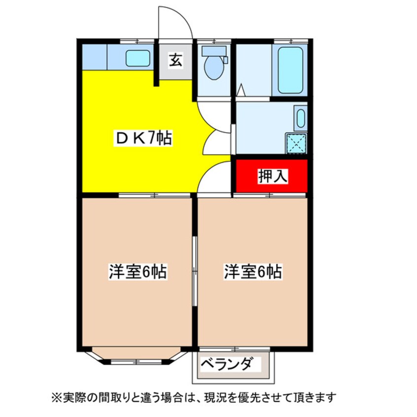 間取図 イトウハイツ