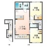 メゾンポルテ 2LDKの間取り