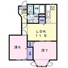 エスペランスⅠ 2LDKの間取り