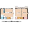 メゾン松下 2LDKの間取り