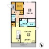 サンク・レーブ Ｂ 1LDKの間取り