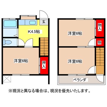 間取図 石井コーポＢ棟