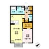 ショコラ 1LDKの間取り