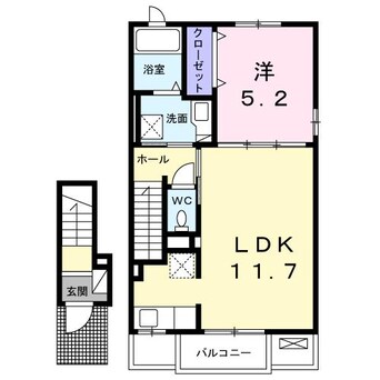 間取図 レジデンスオオギⅤ
