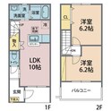 グラシアCの間取図