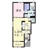 テールシエルⅠ 1LDKの間取り