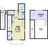 PLANET（日の出） 1Rの間取り