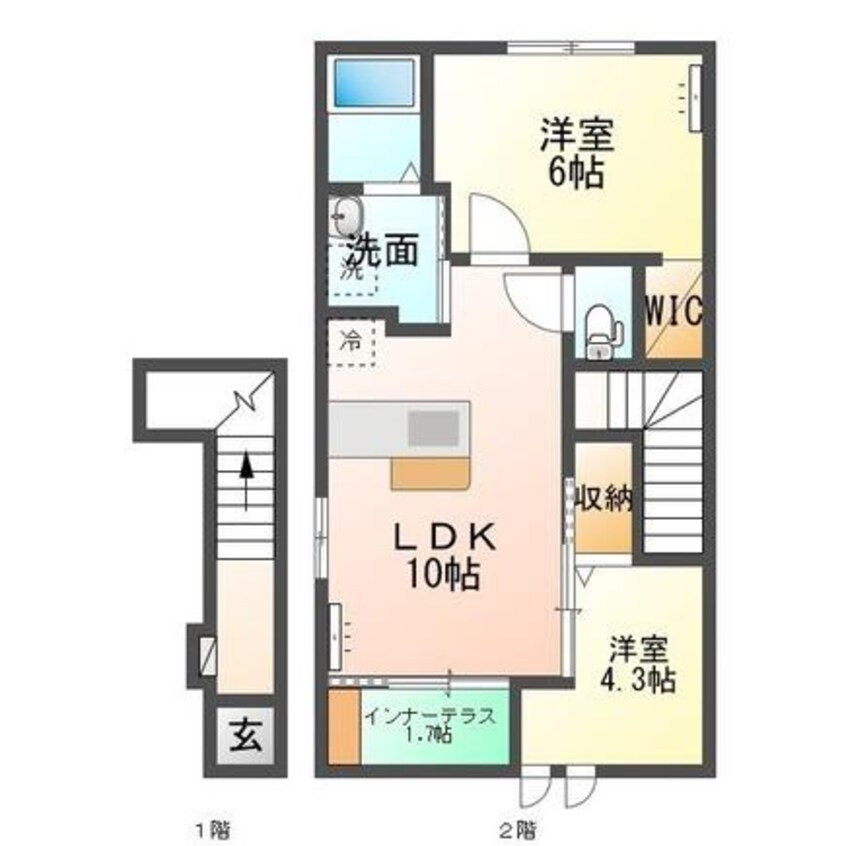 間取図 エスペランサ　イリス