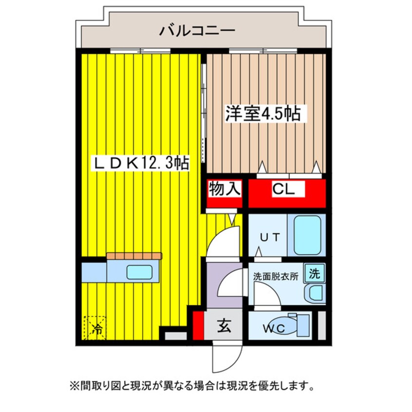 間取図 レスポワールB棟