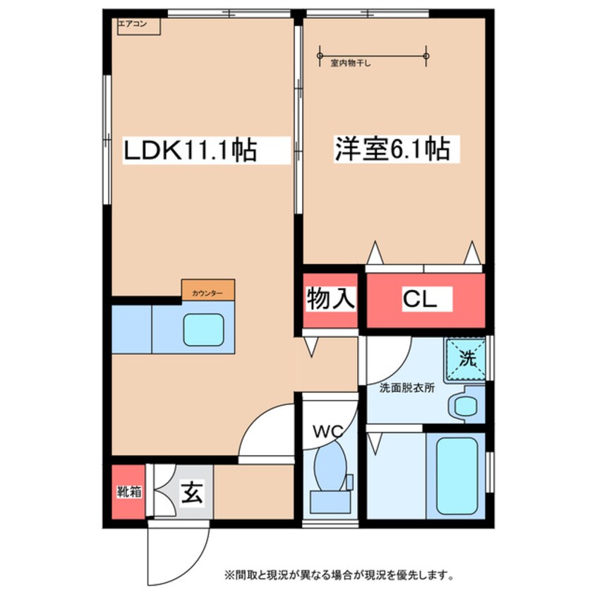 間取図 ファミールヴィラ深芝Ⅳ