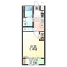 クレシア（神栖1丁目） 1Kの間取り